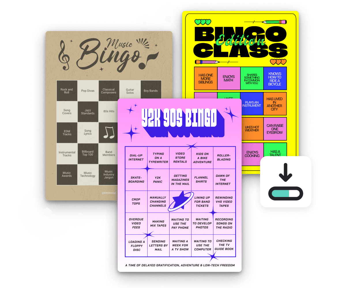 Diy Free Printable Bingo Cards Diy Free Printable Bingo Cards