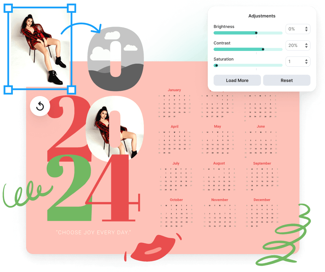 Free Calendar Maker: Design Custom Calendars - Kittl